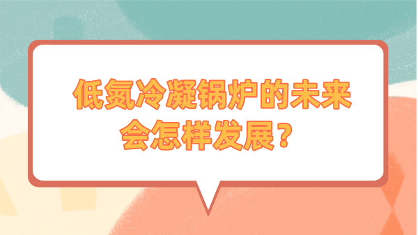 低氮冷凝锅炉的未来会怎样发展?