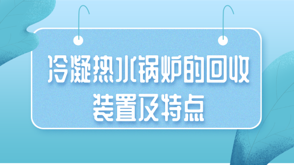 冷凝热水锅炉的回收装置及特点